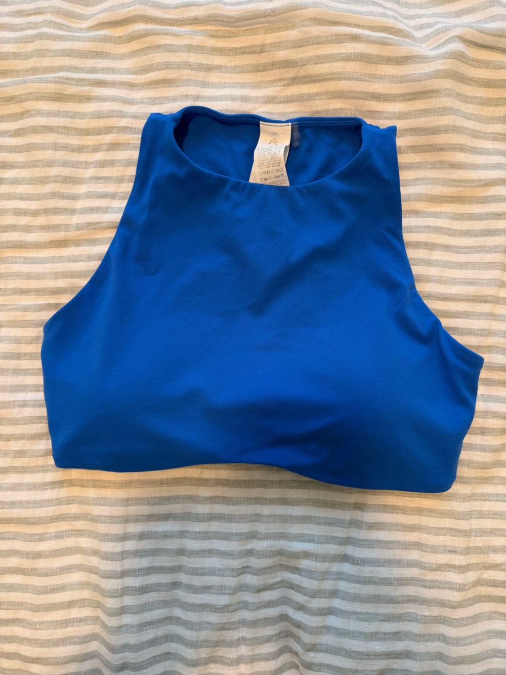Oner Active Royal Blue High Neck Sports Bra